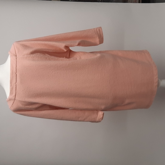 Holding Horses by Anthropologie Peach Sweatshirt Dolman Dress, Size XSP - Picture 5 of 6